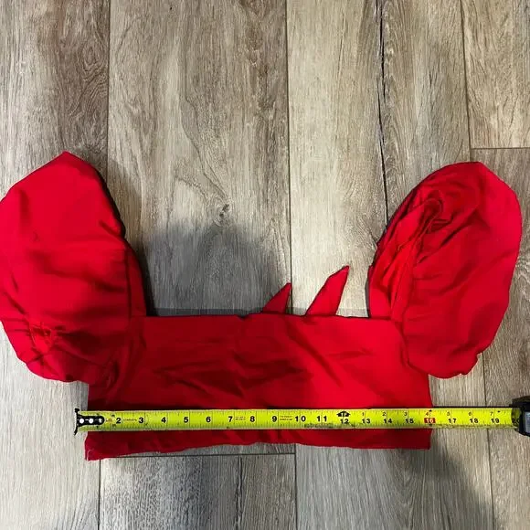 AGUA BENDITA Women's Calista-Isabella Bikini Top Size 2XL In Red - Picture 8 of 13